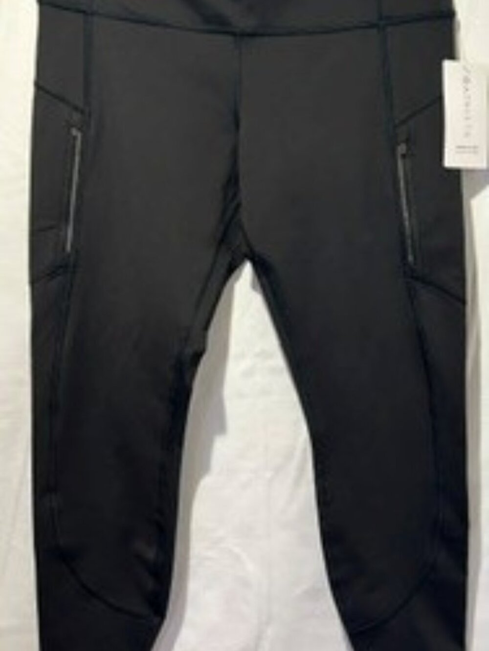 Athleta Rainier 7/8 Tight Black XL Tall High Rise Cold Weather Leggings - NWT